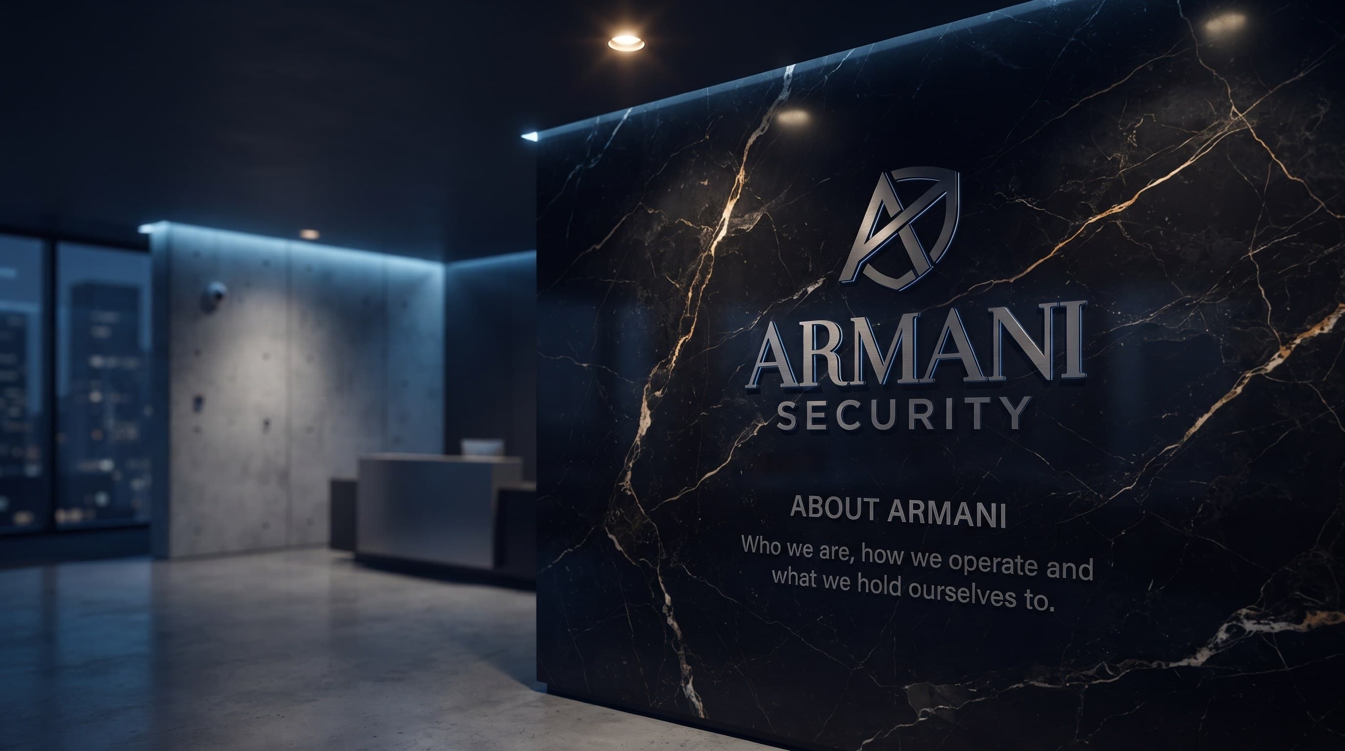 بيئة عمليات مهنية تابعة لـ Armani Security